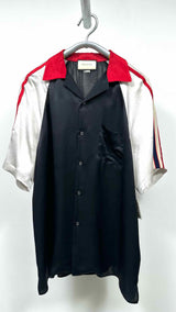 Gucci S/S Shoulder-logo Satin Shirt