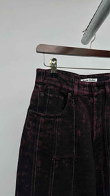 Acne Studios Tie-dye Raw end Pin-stripe Jeans