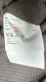 Comme Des Garcons Homme Plus Graphic-lining Plaid Blazer Jacket