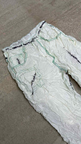 KANGKYUK Airbag Shrink Printed Pants