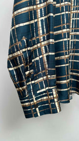 Salvatore Ferragamo Plaid Silk Shirt