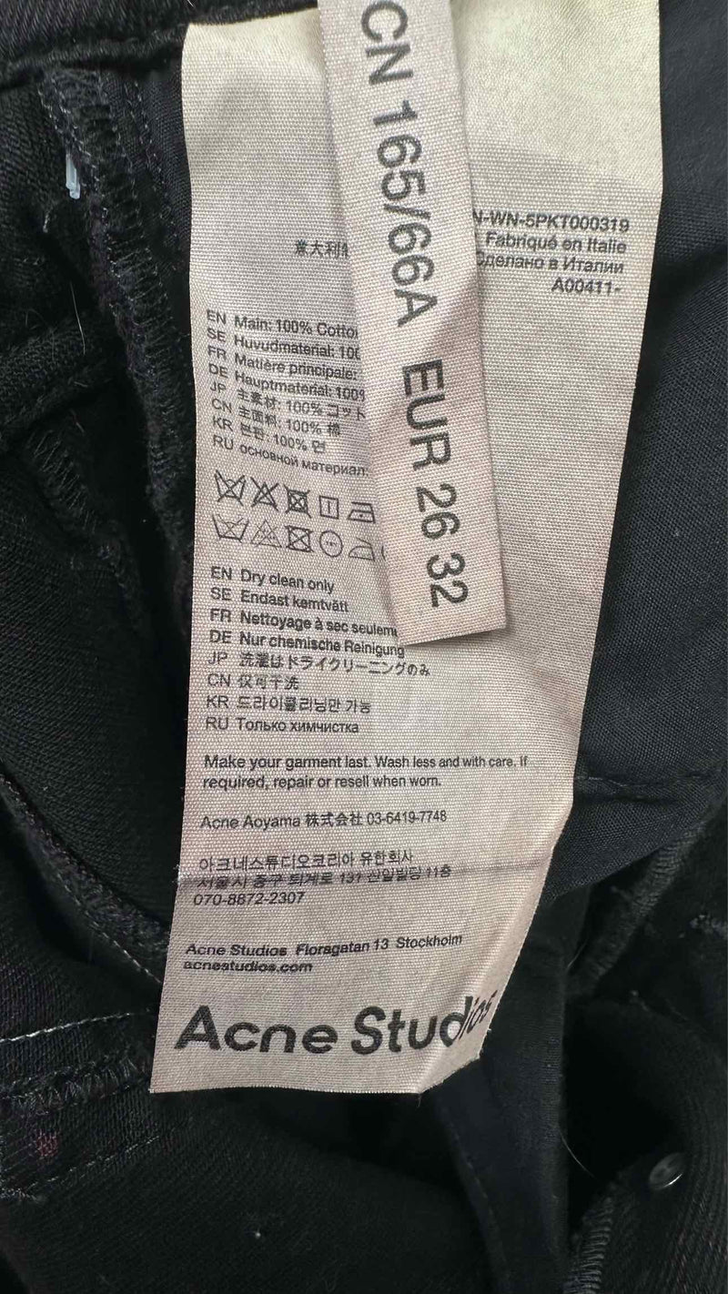 Acne Studios Tie-dye Raw end Pin-stripe Jeans