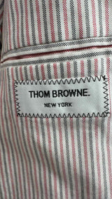 Thom Browne Plaid Zip-up Mohair Jacket