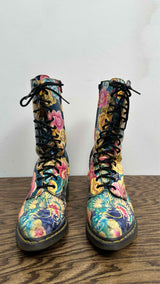 Yohji Yamamoto X Dr. Martens Printed Long Boots