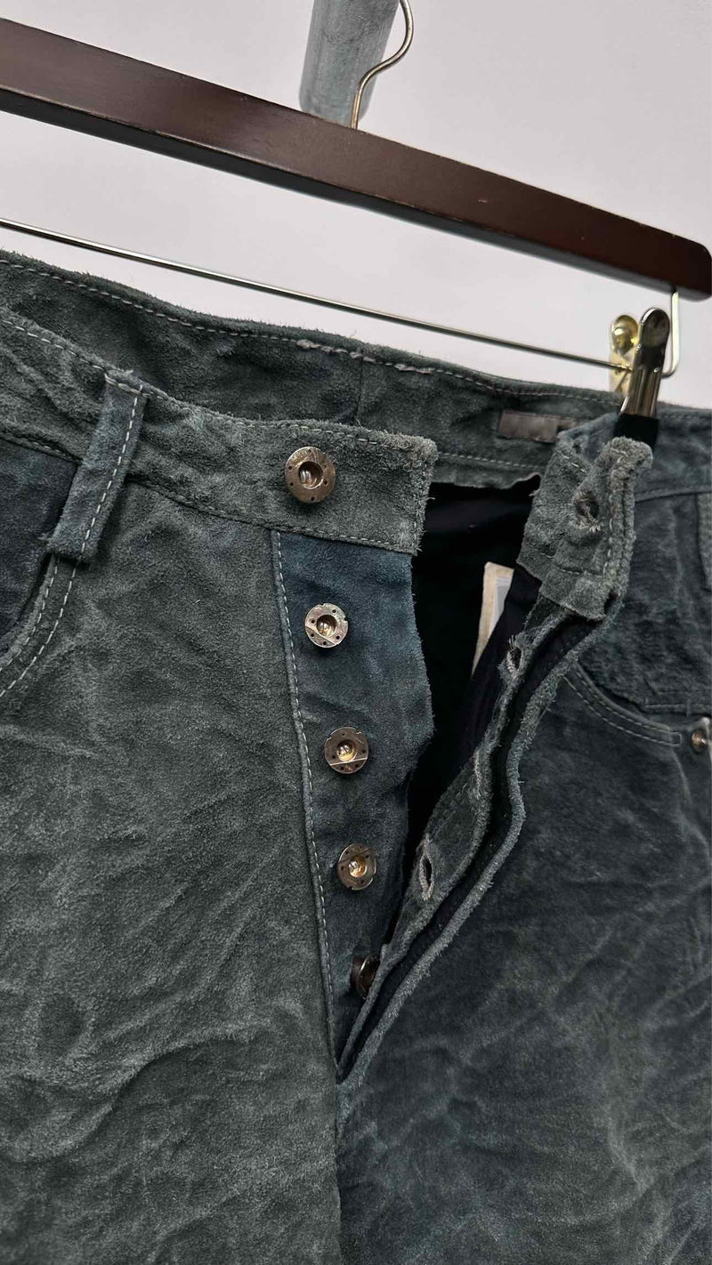 Taichimurakami Suede Displacement Jeans