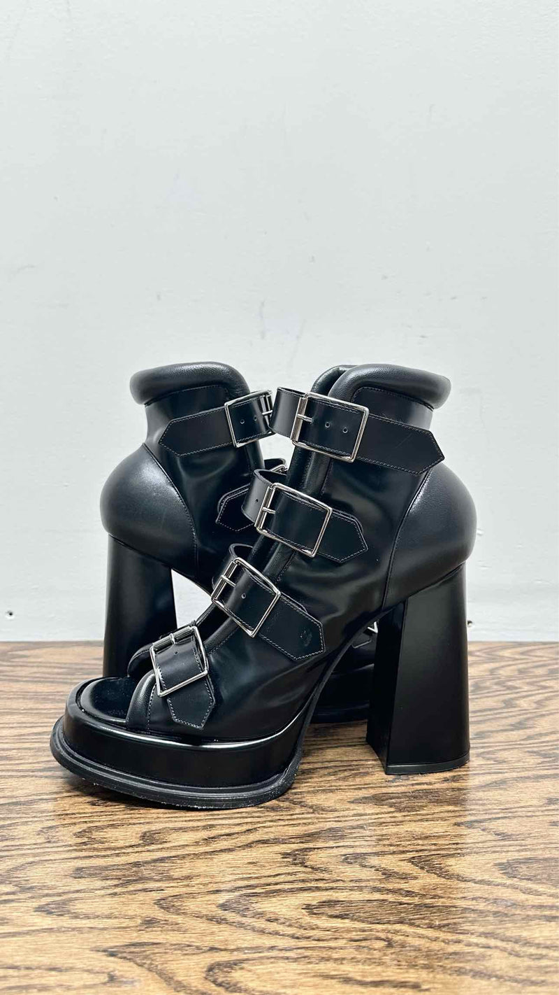 Alexander McQueen Caged Sandal Heels