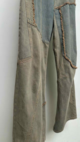 Acne Studios Pedrika Patchwork Rigid Wide Jeans