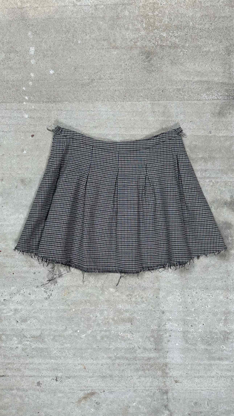 Our Legacy Check Pleated Mini Skirt