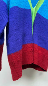 Christopher John Rogers Color-blocking Cardigan