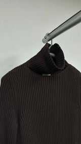 Bottega Veneta Cut-out Detailed Detachable Rib-knit Dress