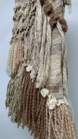 Rodarte Mixed-media Hand-knit Fringe Long Skirt