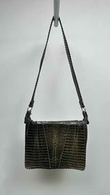 Anthony Luciano Crocodile Messenger Bag
