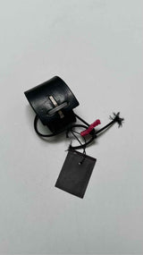 MA+ Leather Cross Cuff Bracelet