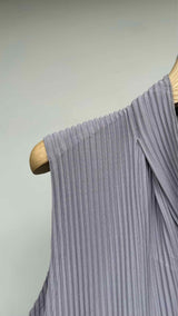 Homme Plisse Pleated Tie Vest