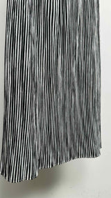 Issey Miyake Pleated Stripe Long Skirt