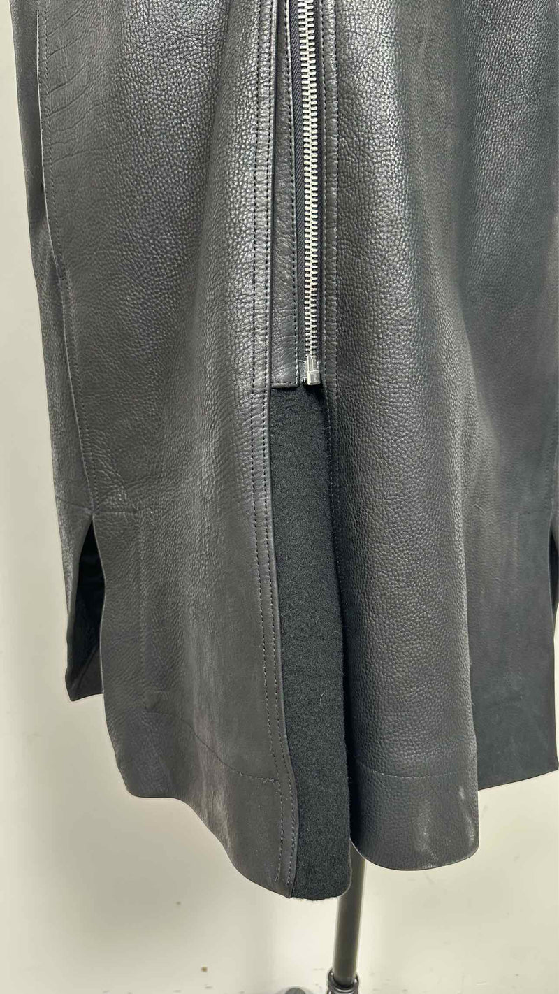 Rick Owens Leather Vest Coat