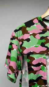 Comme Des Garçons Homme Plus S/S Front-Open Camo Top