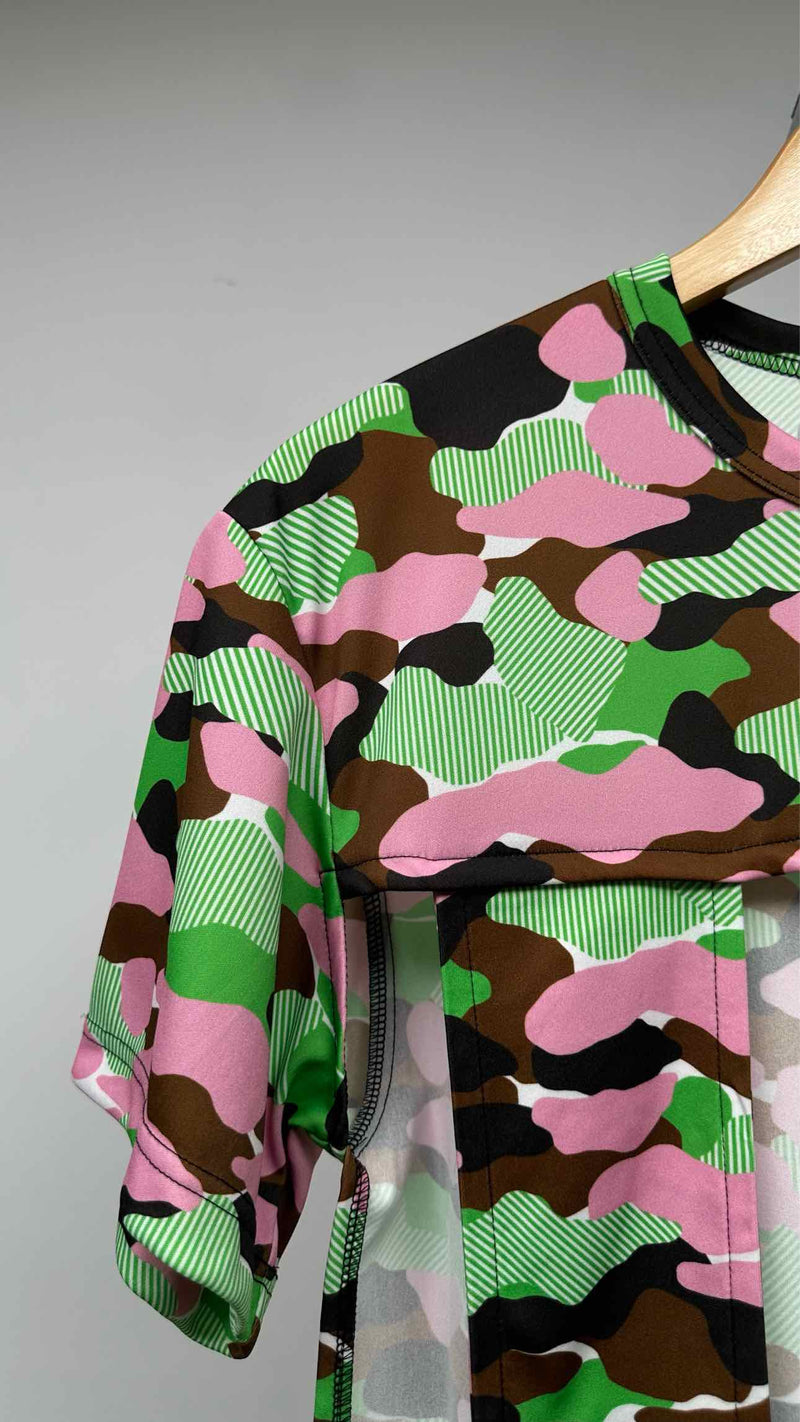 Comme Des Garçons Homme Plus S/S Front-Open Camo Top