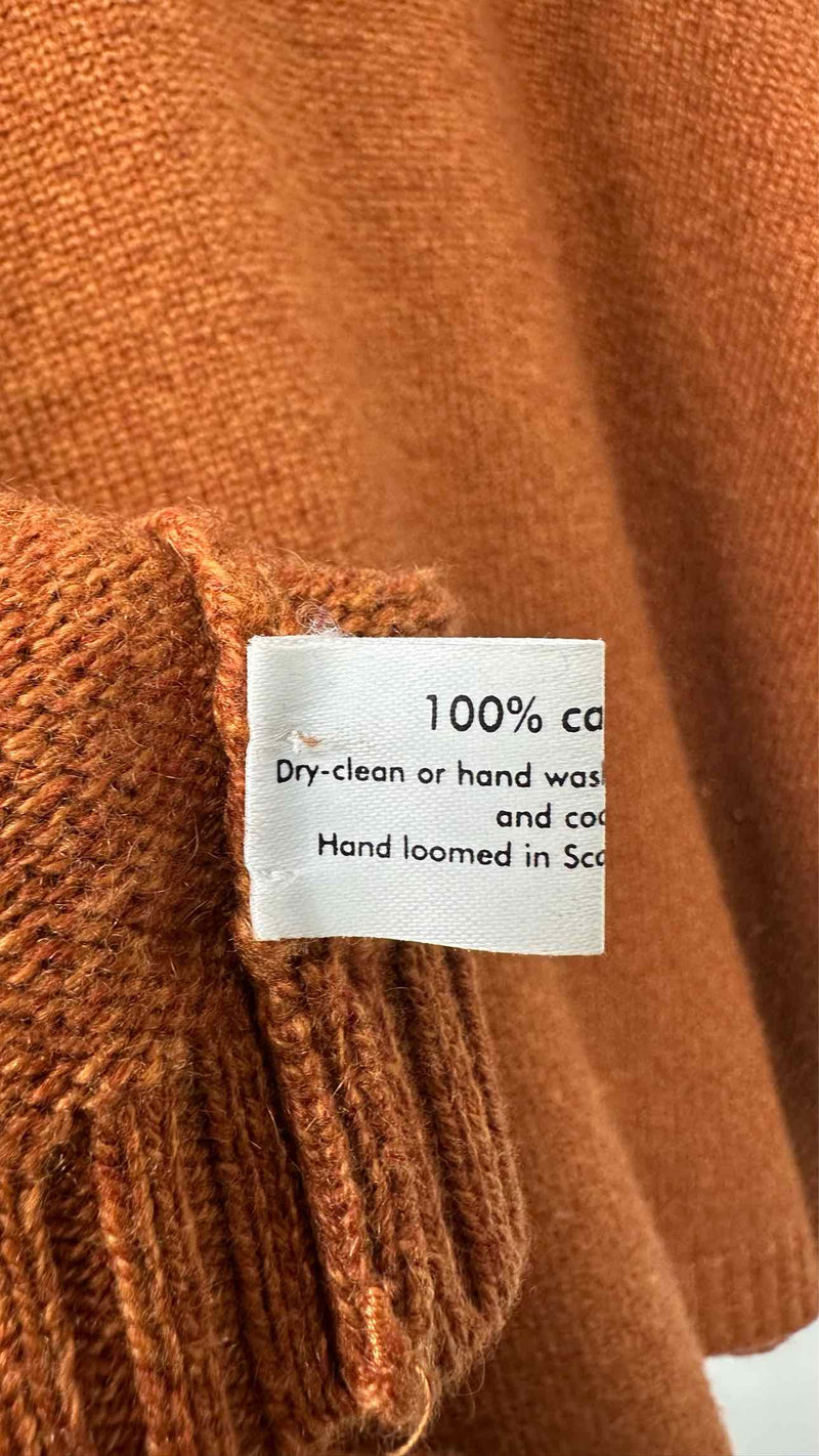 Eskander Oversized Wide V-neck Cashmere Sweater