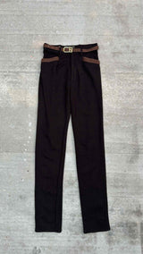 Fendi Suede Docking Knit Set-up
