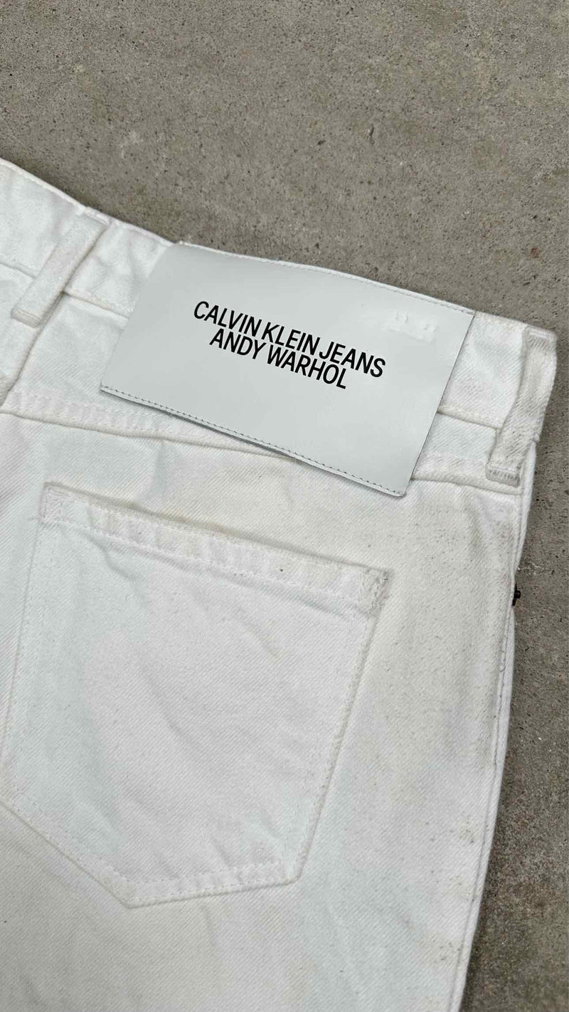 Calvin Klein 205W39NYC X Andy Warhol Foil-printed Jeans