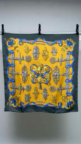 Hermes Ferronnerie Silk Scarf