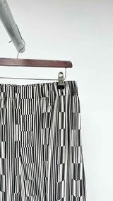 Homme Plisse Geometric Pleated Cropped Easy Pants