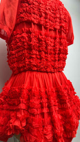 Molly Goddard S/S Cadence Ruffled Dress