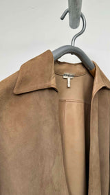 Hermes V-neck Suede Tunic
