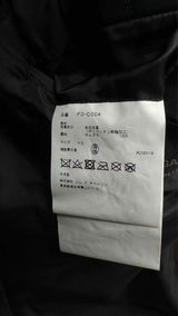 Comme Des Garcons Homme Plus Faux-leather Pea Coat