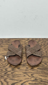 Bottega Veneta Woven-Leather Sandals