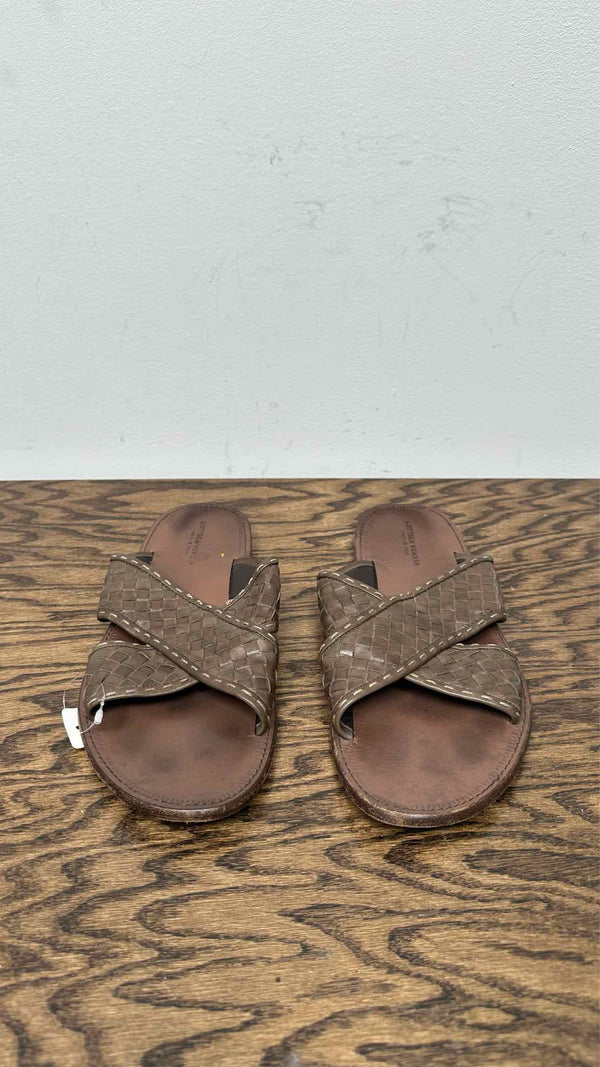 Bottega Veneta Woven-Leather Sandals