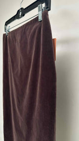 Hermes Velvet Midi Skirt