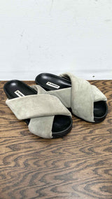 Jil Sander Suede Wrapped Sandals