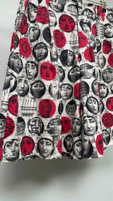 Comme Des Garcons Homme Plus X FORNASETTI Wide Printed Shorts