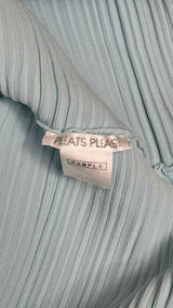Pleats Please L/S Mock-neck Pleated Top