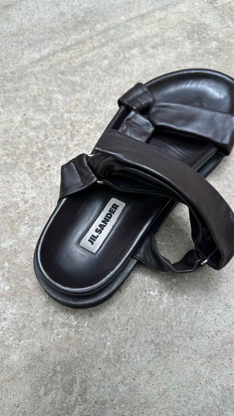 Jil Sander Leather Sandals