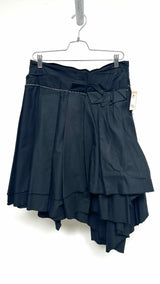 Comme Des Garcons Pleated Asymmetrical Heavy-Weight Skirt