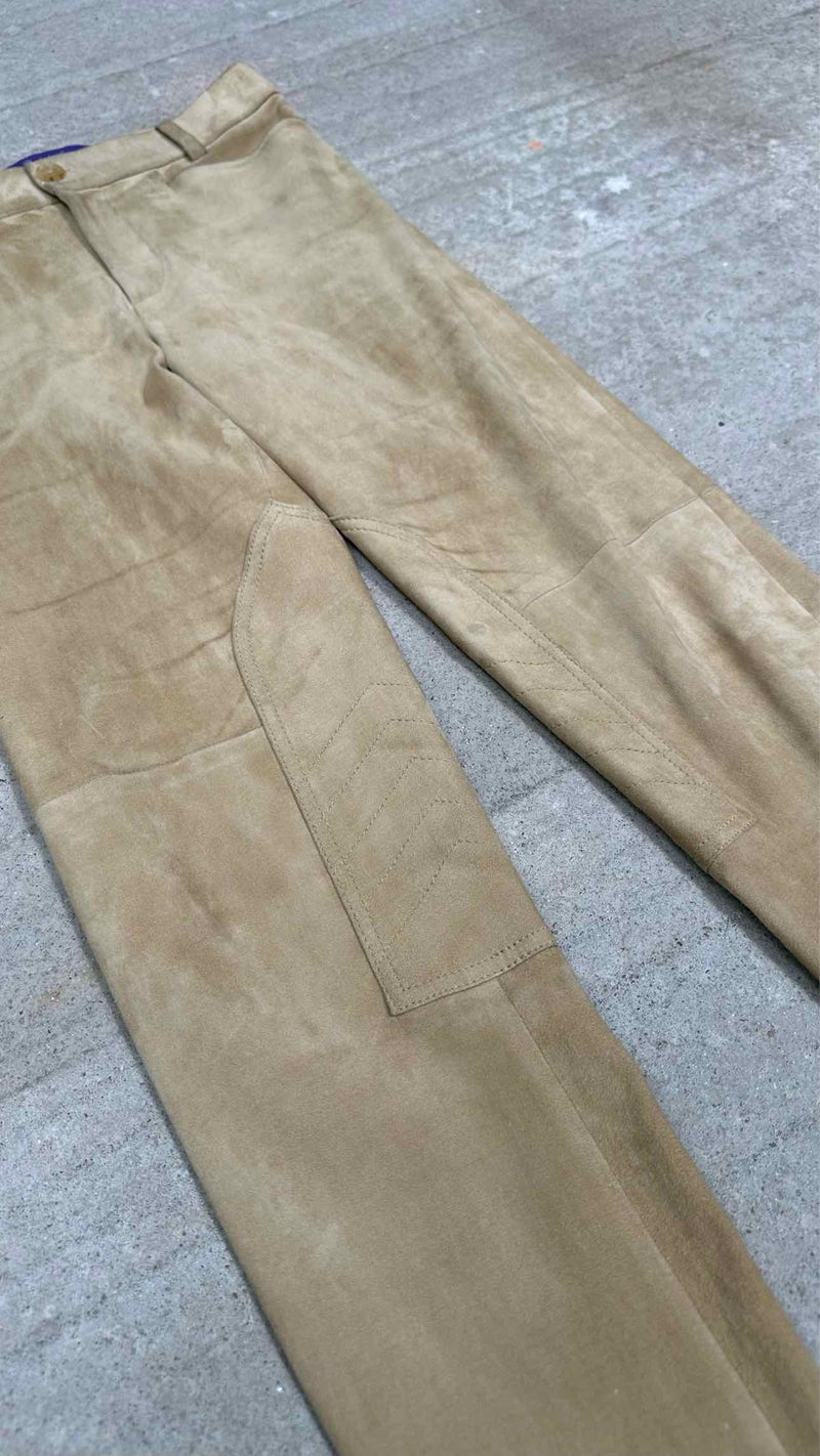 Ralph Lauren Purple Label Suede Pants