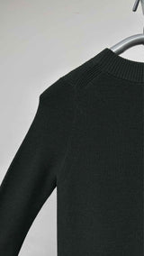 Sacai L/S Layered Knit Dress