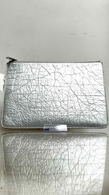 Margiela Cracked-effect Double-side Clutch Bag