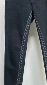 Chanel Slim-fit Chain-print Jeans