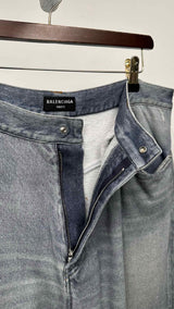 Balenciaga Trompe Loeil Wide Sweat Jeans