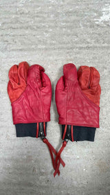 D.HYGEN Layered Leather Gloves