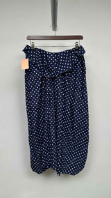 Comme Des Garcons Pleated Polka-dot Drop-clutch Pants