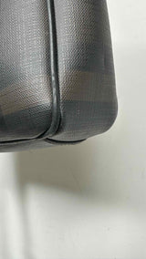 Burberry Smoked Check Newburg Briefcase Bag