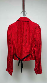 Ann Demeulemeester Botanical Jacquard Blazer Jacket