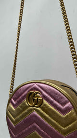 Gucci GG Marmont Round Crossbody Bag