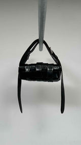 HODAKOVA Buckle Baguette Distressed Bag