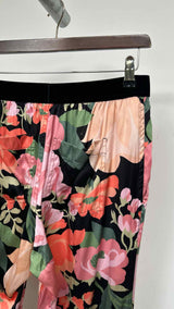 Tom Ford Floral Silk Logo-waist Easy Pants